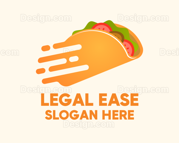 Fast Mexican Taco Logo