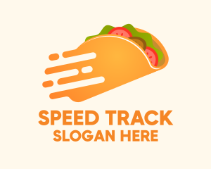 Fast Mexican Taco Logo