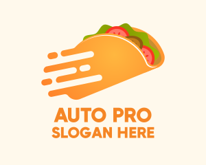 Fast Mexican Taco logo design