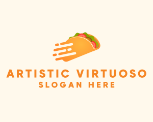 Fast Mexican Taco logo design