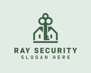 Property Secure Key logo design