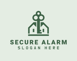 Property Secure Key logo design