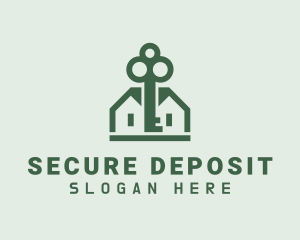 Property Secure Key logo design