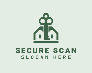 Property Secure Key logo design