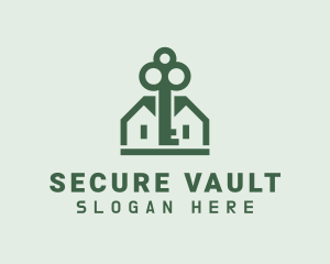 Property Secure Key logo design