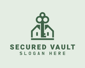 Property Secure Key logo design