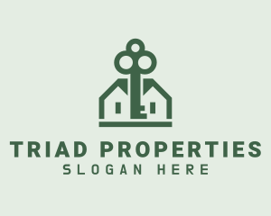 Property Secure Key logo design