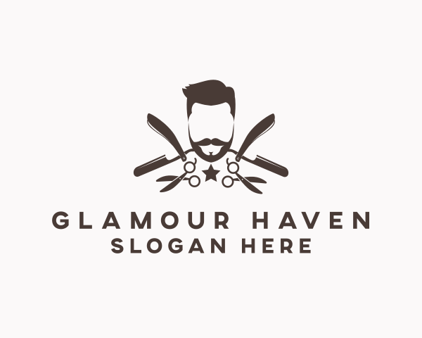 Shave logo example 1