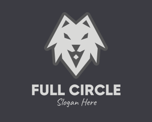 Wild Grey Wolf logo design