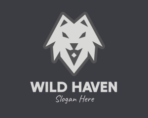 Wild Grey Wolf logo design