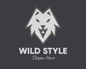 Wild Grey Wolf logo design