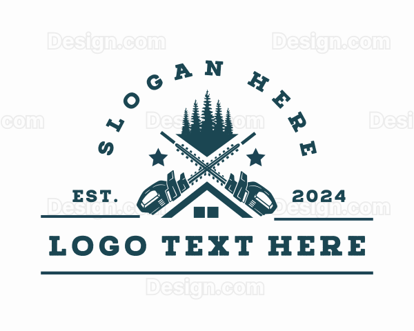 Tree Hedge Trimmer Logo