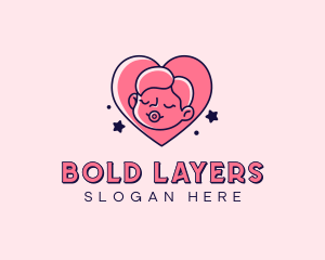 Baby Heart Parenting logo design