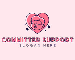 Baby Heart Parenting logo design