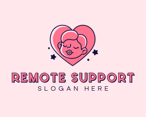 Baby Heart Parenting logo design