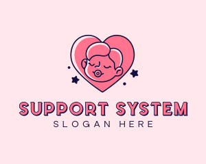 Baby Heart Parenting logo design