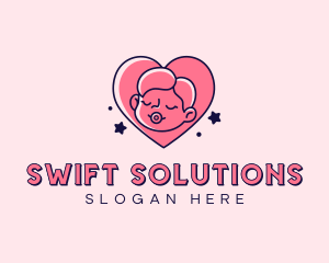 Baby Heart Parenting logo design