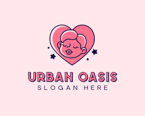 Baby Heart Parenting logo design