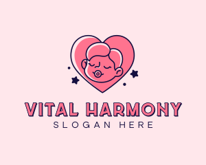 Baby Heart Parenting logo design