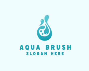 Sanitation Cleaning Water logo design