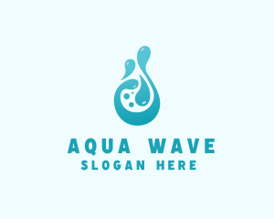 Sanitation Cleaning Water logo design