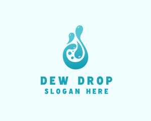 Sanitation Cleaning Water logo design