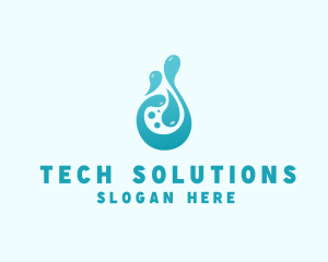 Sanitation Cleaning Water logo