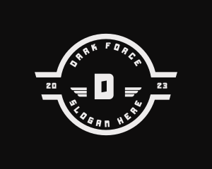 Military Air Force Wings logo design