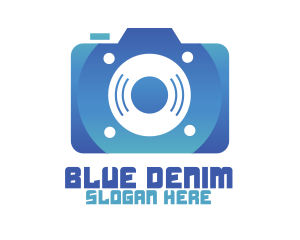 Blue Audio Photography logo design