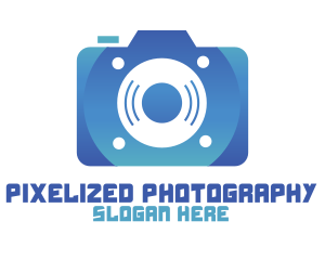 Blue Audio Photography logo design