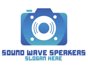 Blue Audio Photography logo design