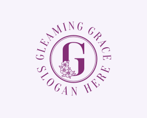 Beauty Flowers Letter G logo design