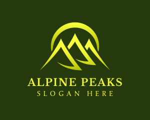 Mountain Peak Trekking logo design