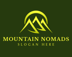 Mountain Peak Trekking logo design