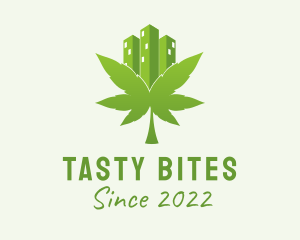 Green Skyscraper Marijuana  logo