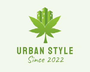 Green Skyscraper Marijuana  logo