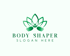 Lotus Body Massage  logo design