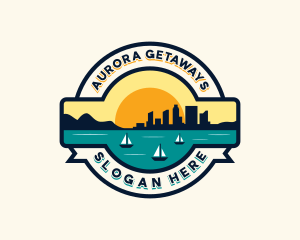 Vacation Getaway Travel logo design