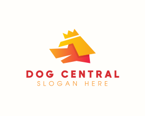 Pet Dog Crown logo design