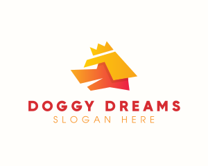 Pet Dog Crown logo design