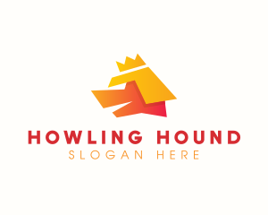 Pet Dog Crown logo design