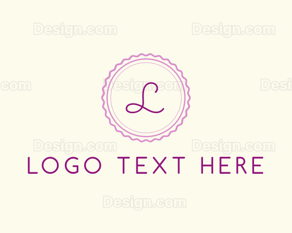 Cute Candy Stamp Logo