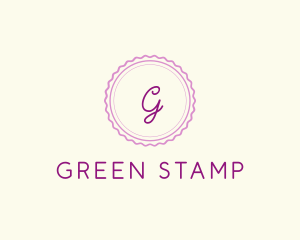 Cute Candy Stamp logo design