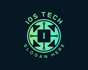 Software Tech Circuit logo design