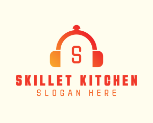 Culinary Cloche Headphones logo design