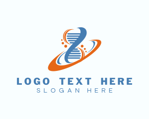 Laboratory - DNA Laboratory Science logo design
