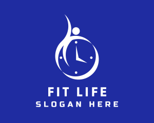 Fitness Training Clock logo