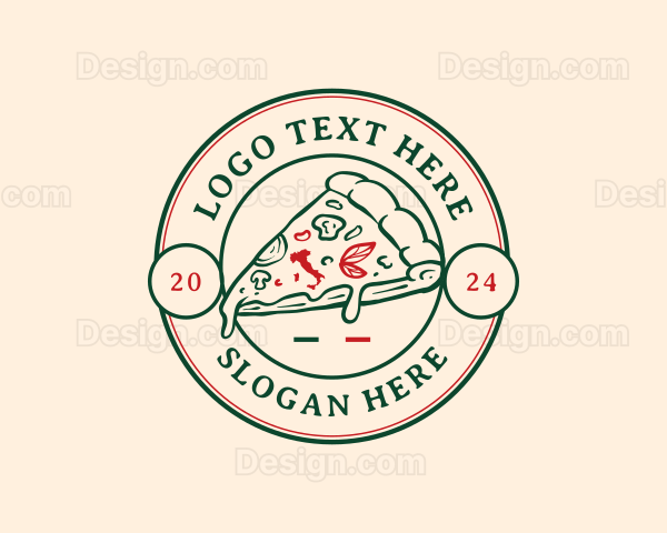 Italy Pizza Food Logo