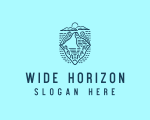 Blue Mountain Horizon logo design