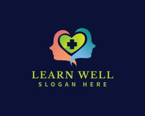 Healthcare Mental Wellness logo design